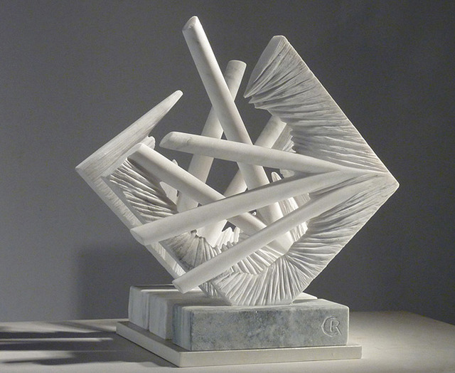 Caroline Ramersdorfer, ‘Inner View Open’, 2012, Sculpture, Colorado marble, C. Grimaldis Gallery