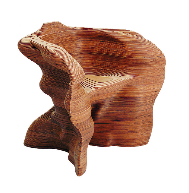 Mathias Bengtsson, ‘Slice Chair’, 1999, Other, Lasercut maple, Galerie Maria Wettergren
