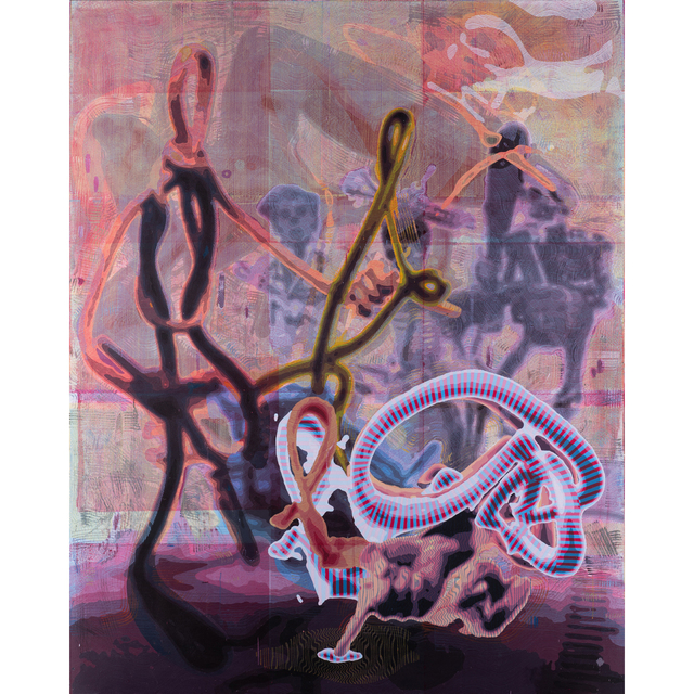 Markus Oehlen, ‘Letztes Drahtbild n°1, Acrylic on canvas’, 2010, PIASA
