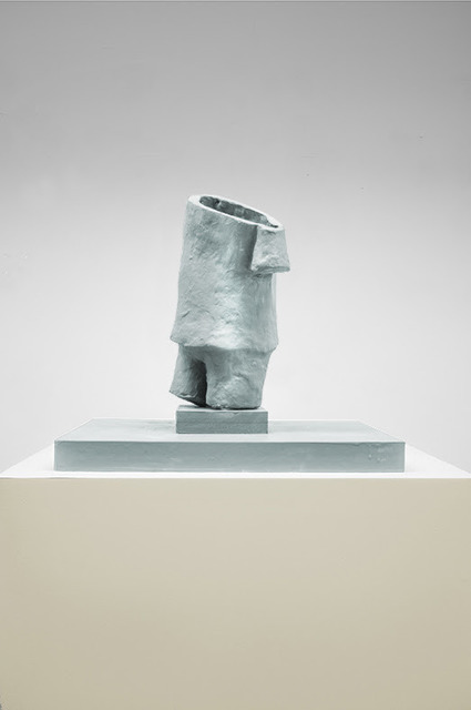 Urs Lüthi, ‘LOST DIRECTION 503’, 2018, Sculpture, Aluminum cast, lacquered wooden base, Galerie Tanit