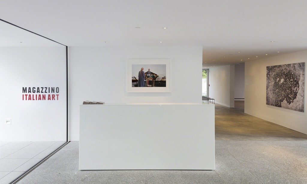 Magazzino Italian Art. Giulio Paolini, Sala d'attesa, 2016; Marco Anelli, Costruendo Magazzino: Calcesruzzo #02, 2017. Photograph by Marco Anelli © 2017. Magazzino Italian Art. Giulio Paolini, Sala d'attesa, 2016; Marco Anelli, Costruendo Magazzino: Calcesruzzo #02, 2017. Photograph by Marco Anelli © 2017.