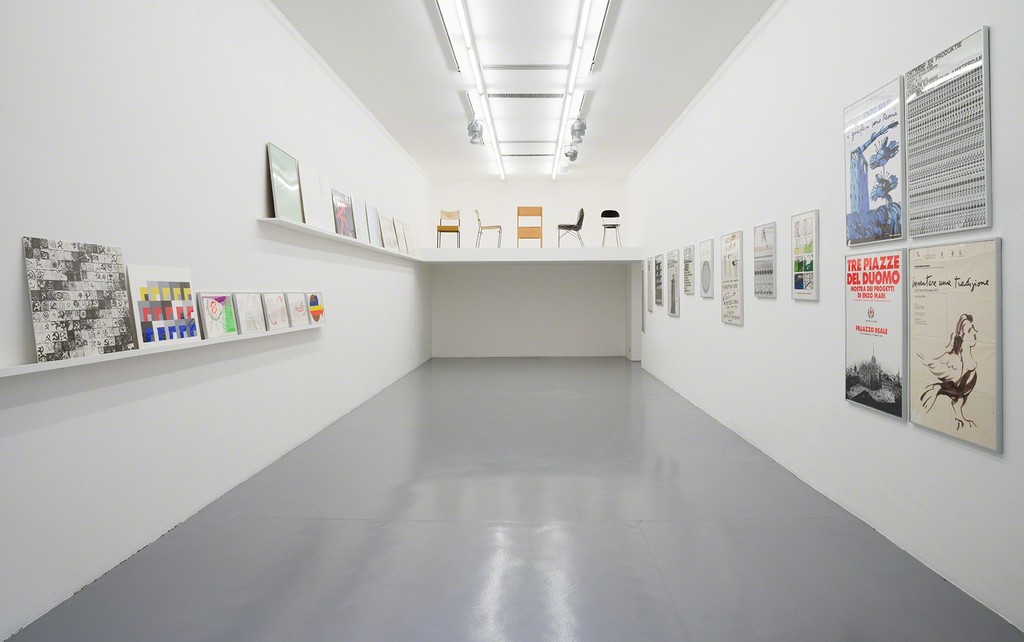 Enzo Mari, installation view at Galleria Minini, 2015, first room Enzo Mari, installation view at Galleria Minini, 2015, first room