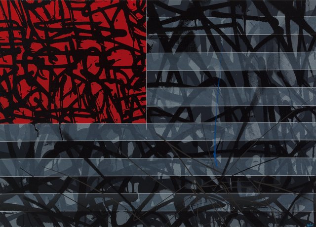 Saber, ‘Red Flag’, 2013, Screenprint in colors on Coventry Rag paper, Heritage Auctions