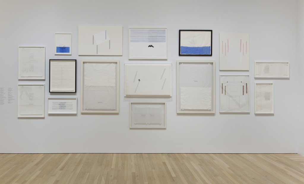 Installation view of UH-OH: Frances Stark 1991-2015. October 11, 2015–January 24, 2016. Hammer Museum, Los Angeles. Photo: Brian Forrest. Installation view of UH-OH: Frances Stark 1991-2015. October 11, 2015–January 24, 2016. Hammer Museum, Los Angeles. Photo: Brian Forrest.