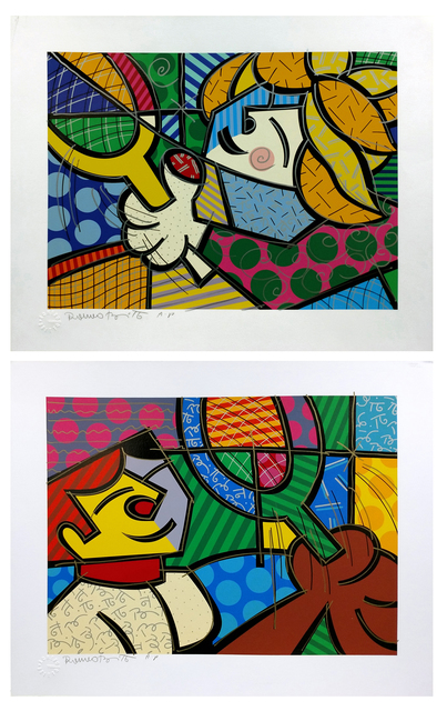 romero britto biography — Sienna Fine Art