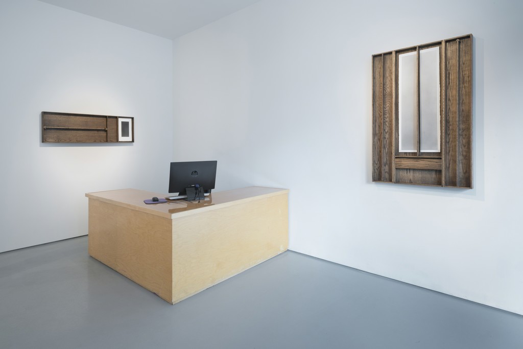 Nate Young, 'But not yet: in the spirit of linguistics', Installation view at moniquemeloche, February 2015 Nate Young, 'But not yet: in the spirit of linguistics', Installation view at moniquemeloche, February 2015