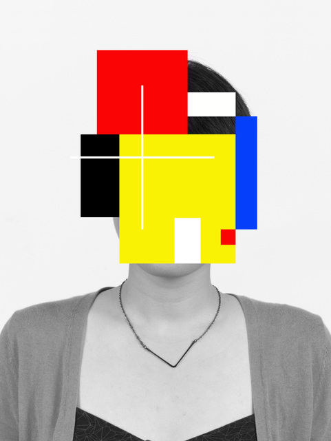 Douglas Coupland, ‘Deep Face’, 2015, Photography, Acrylic on B&W photograph, mounted on diabond, Whitechapel Gallery