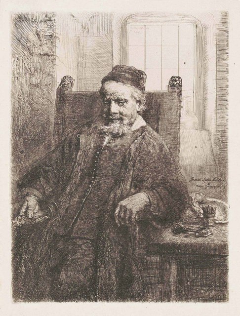 Rembrandt van Rijn, ‘Jan Lutma, Goldsmith’, 1656, Christie's