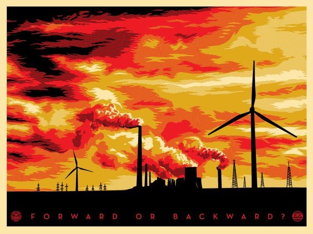 Shepard Fairey, ‘Last mountain forward or backward’, 2011, Rudolf Budja Gallery