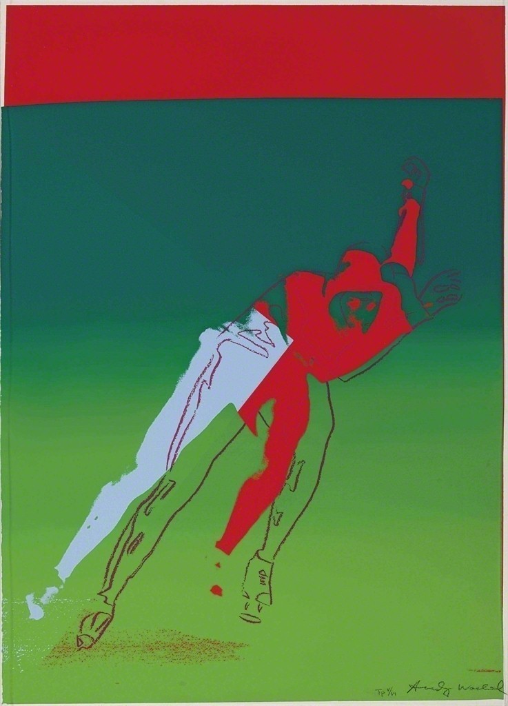 Andy Warhol - Speed Skater, from Arts and Sports