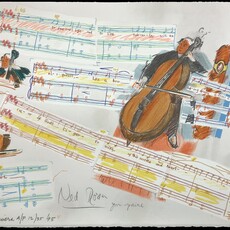 Larry Rivers, Larry Rivers, Ned Rorem, and John Updike Collaboration (1995)