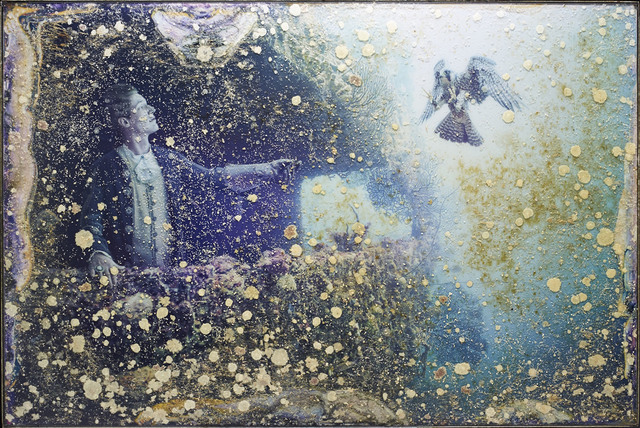 Andreas Franke, ‘Mathis and Gerard’, 2016, Mixed Media, Photographic print mounted on dibond behind acrylic with ocean patina, Rosenbaum Contemporary