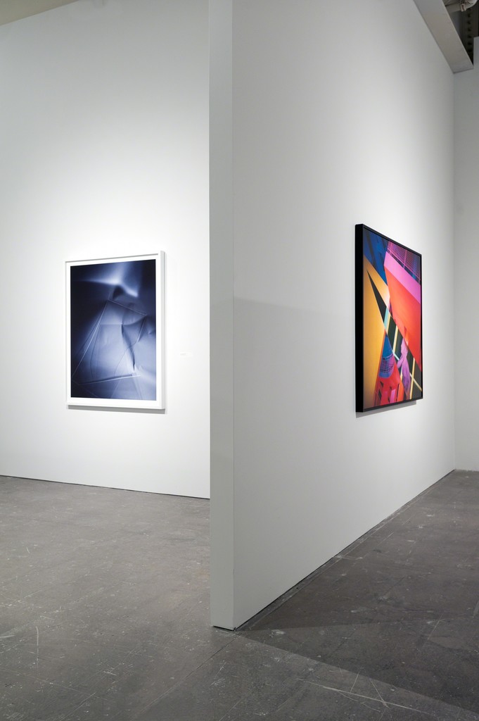 Barbara Kasten: Stages, 2015, installation view, Institute of Contemporary Art, University of Pennsylvania. Photo: Constance Mensh. Barbara Kasten: Stages, 2015, installation view, Institute of Contemporary Art, University of Pennsylvania. Photo: Constance Mensh.