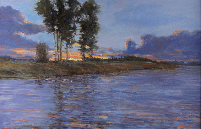 Onelio Marrero, ‘Midsummer's Reflection’, ca. 2015, Painting, Oil on Board, Janus Galleries