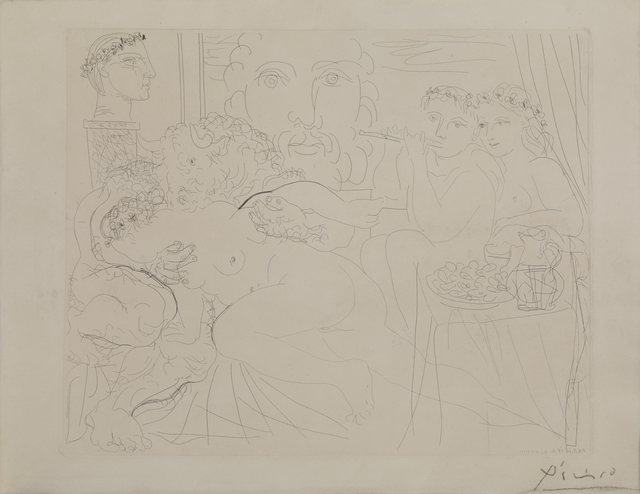 Pablo Picasso, ‘Minotaure Caressant Une Femme’, 1939, Print, Acquaforte acquatinta, Itineris