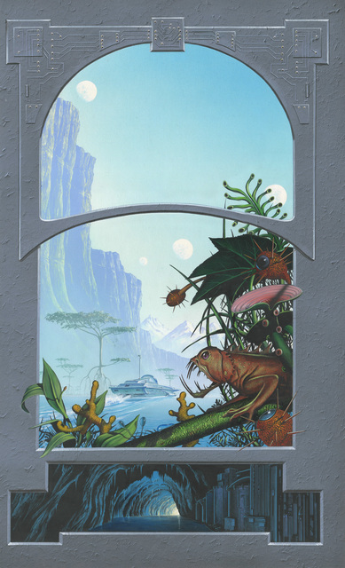 Mark Harrison, ‘Voyage to the City of the Dead’, ca. 1990, Painting, Acrylic on board, IX Gallery
