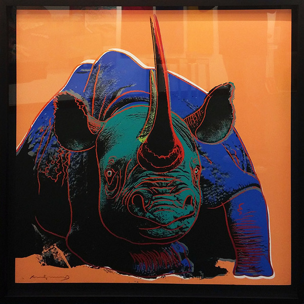 Andy Warhol, ‘ENDANGERED SPECIES: BLACK RHINO FS 11.301 BY ANDY WARHOL’, 1983, Marcel Katz Art