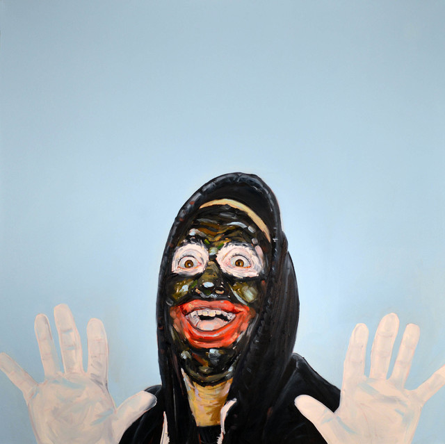 Michael Dixon, ‘I've Got the George Zimmerman Blues / Jazz Hands’, 2018, Painting, Oil on canvas, David Richard Gallery