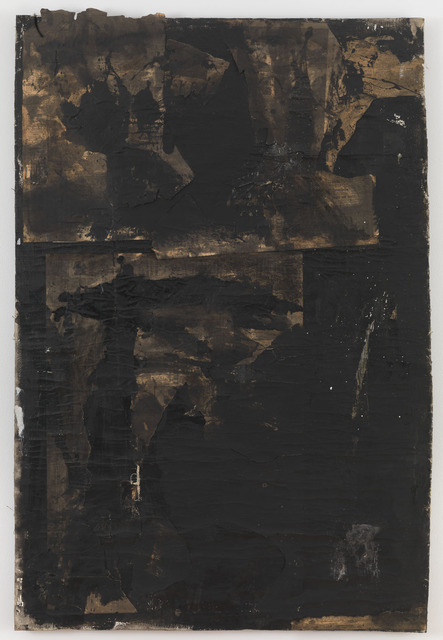 Robert Rauschenberg, ‘Untitled’, ca. 1952, Mixed Media, Paint and newspaper on primed cotton duck, Gagosian