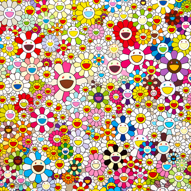 Takashi Murakami, ‘Flowers Blooming in This World and the Land of Nirvana, 4’, 2013, Kumi Contemporary / Verso Contemporary