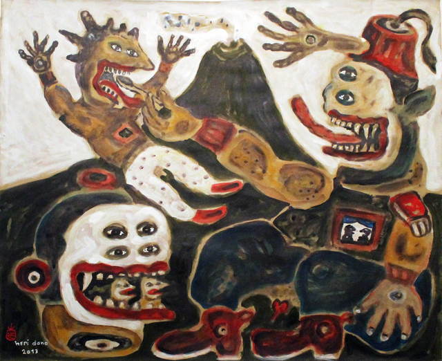 Heri Dono, ‘Raja yang menyuapi Anaknya (The King Has Given Food to His Son)’, 2013, Tyler Rollins Fine Art