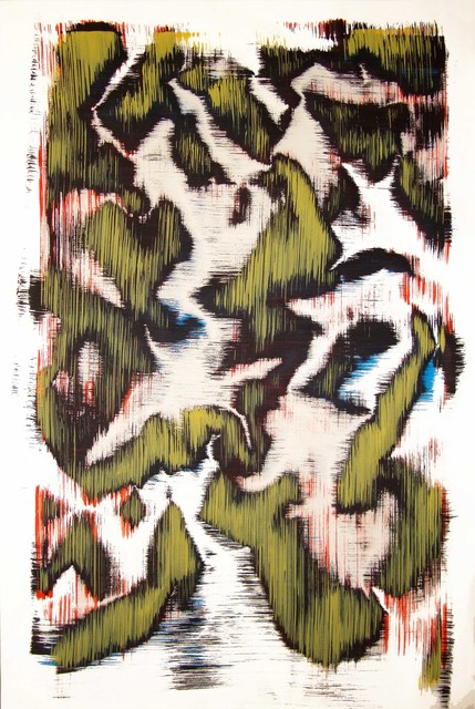 Sergio Barrera, ‘Antigesture (rhizomes). P10’, 2018, Painting, Acrylic on Canson paper, SET ESPAI D'ART