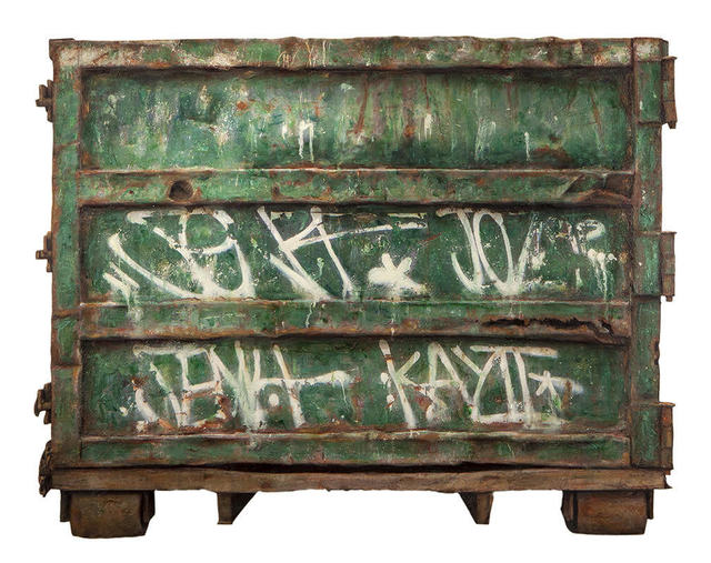 Dan Witz, ‘"Container (Green) Bed Stuy" ’, 2017, Painting, Oil on Sintra, McCaig-Welles