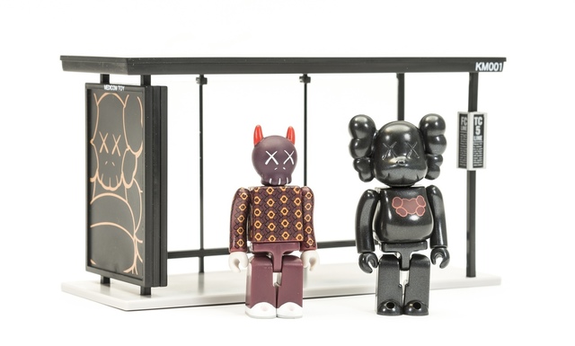 KAWS, ‘Kubrick Bus Stop (Volumes 1 & 2)’, 2002, Sculpture, The two complete sets of painted vinyl multiples, Forum Auctions