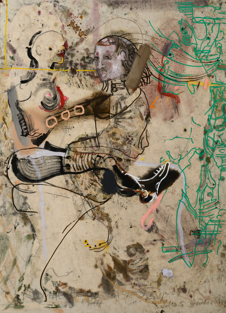 Untitled (Vertigo), 2014
Oil and graphite on canvas Untitled (Vertigo), 2014
Oil and graphite on canvas