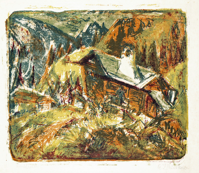 Ernst Ludwig Kirchner, ‘Berghaus’, 1919, Henze & Ketterer
