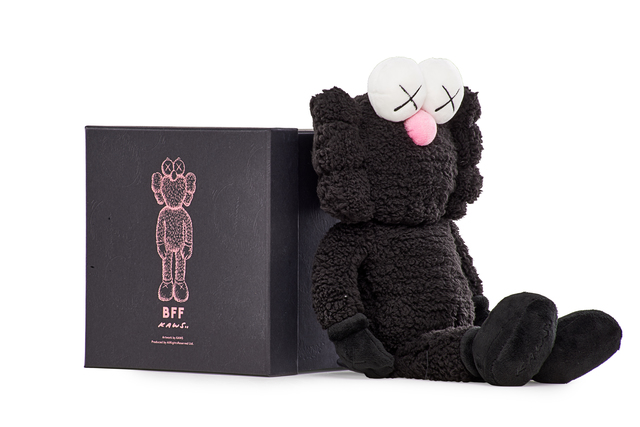 kaws bff black plush