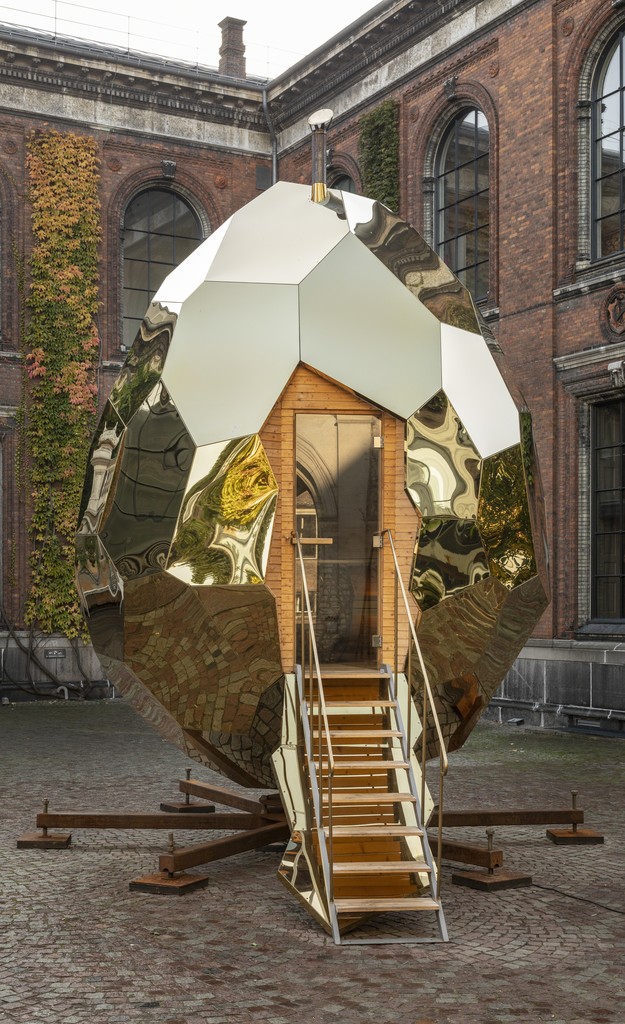 'Solar Egg' by Bigert & Bergström for Riksbyggen (2017). Kunsthal Charlottenborg, Copenhagen (2018). Photo: Anders Sune Berg. 'Solar Egg' by Bigert & Bergström for Riksbyggen (2017). Kunsthal Charlottenborg, Copenhagen (2018). Photo: Anders Sune Berg.