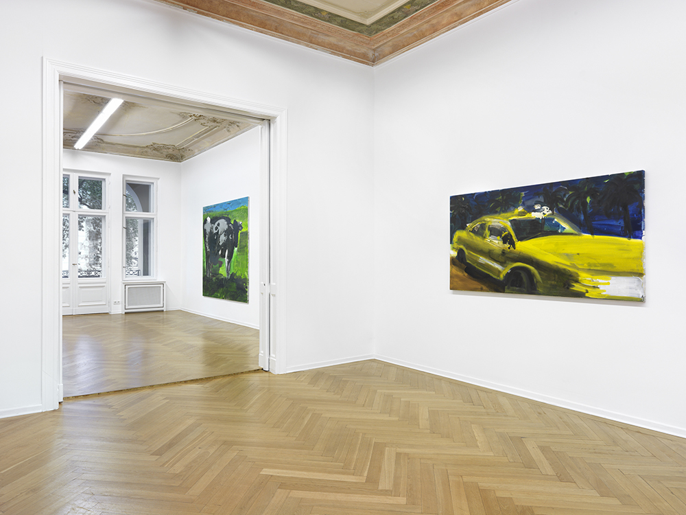 Installation view. Rainer Fetting "Taxis, Monsters and the Good Old Sea", A3, Berlin, Germany. October 26, 2017 - January 14, 2018. Photo: Bernd Borchardt Installation view. Rainer Fetting "Taxis, Monsters and the Good Old Sea", A3, Berlin, Germany. October 26, 2017 - January 14, 2018. Photo: Bernd Borchardt