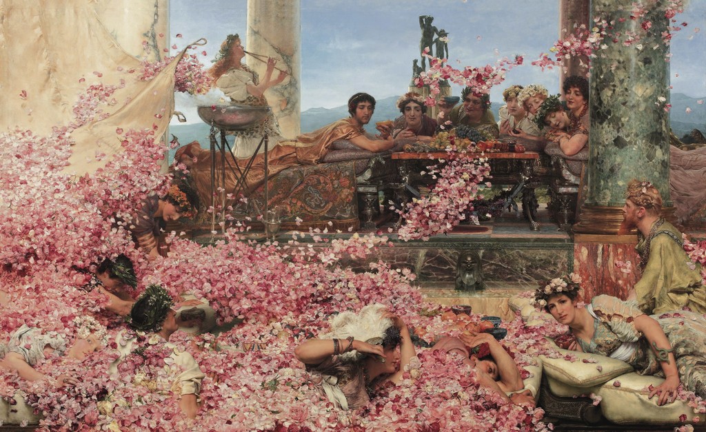 Lawrence Alma-Tadema, The Roses of Heliogabalus, 1888, Colección Pérez Simón, Mexico, Photo: © Piera, Arturo Lawrence Alma-Tadema, The Roses of Heliogabalus, 1888, Colección Pérez Simón, Mexico, Photo: © Piera, Arturo