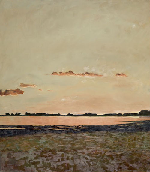 Kristen Garneau, ‘Bolinas Lagoon at Sunset’, 2015, Painting, Oil on Linen, Seager Gray Gallery