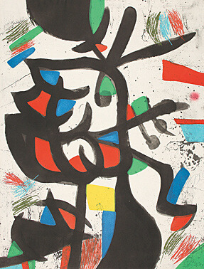 Joan Miró, ‘La marchande de couleurs (Die Farbenhändlerin)’, 1981, Galerie Boisseree