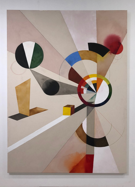 Tuomas Korkalo, ‘Dramatic Composition IV’, 2020, Mixed Media, Watercolour, sumi-ink and acrylic on canvas, BBA Gallery