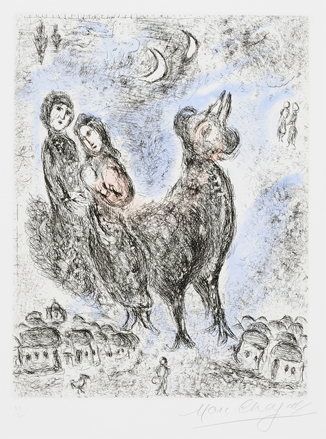Marc Chagall, ‘La Paix du soir (Evening Peace) from Songes’, 1981, Masterworks Fine Art
