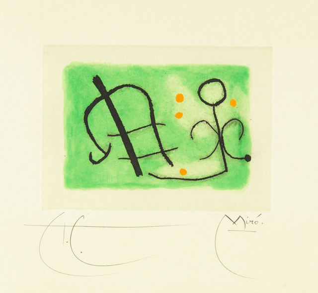 Joan Miró, ‘Untitled from Fusées’, 1959, Christopher-Clark Fine Art