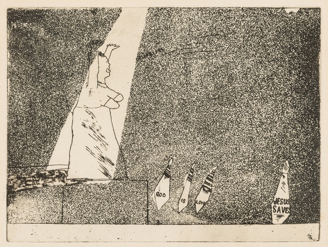 David Hockney, ‘Hallelujah God is Love, Jesus Saves’, circa 1961-63, Forum Auctions