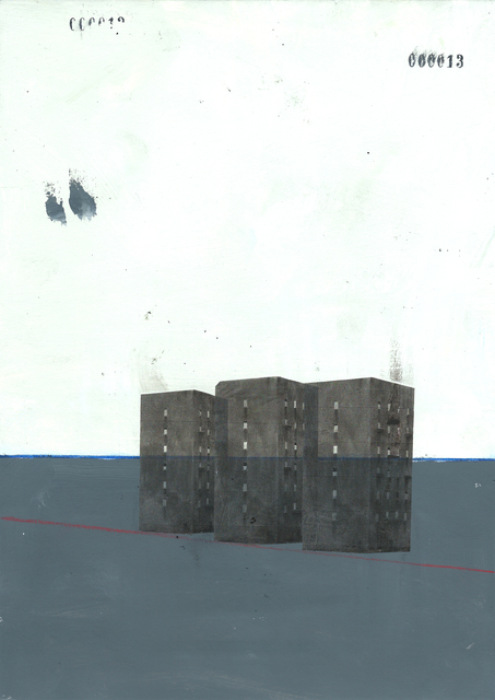 Paolo Ventura, ‘The Silent City’, 2018, Mixed Media, Hand painted photograph, maquette, fine art print, FLATLAND