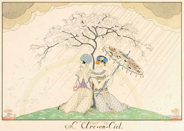 Georges Barbier, ‘L'arc-en-ciel’, 1920, Wallector