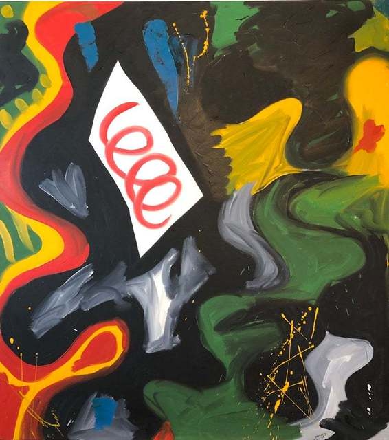 Richard Hennessy, ‘Nightlife’, 1979, Painting, Canvas, Oil Paint, Lions Gallery