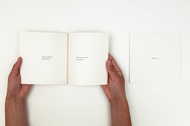Stanley Brouwn, ‘ell / ells – step / steps’, 1998, mfc - michèle didier