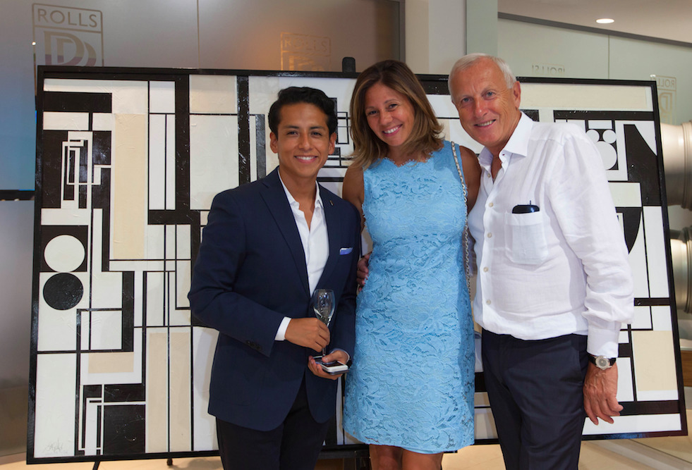 Andres Cardenas Espinosa (ROLLS ROYCE) with clients Andres Cardenas Espinosa (ROLLS ROYCE) with clients