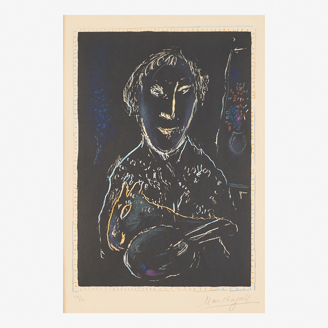 Marc Chagall, ‘Auto-Portrait’, 1973, Print, Lithograph in colors (framed), Rago/Wright