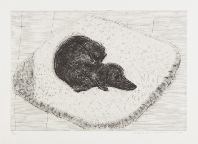 David Hockney, ‘Dog Etching No. 12, from Dog Wall’, 1998, Phillips