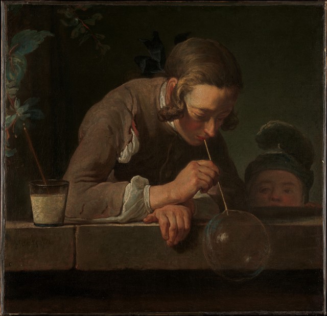 Jean-Siméon Chardin, ‘Soap Bubbles’, ca. 1733–1734, The Metropolitan Museum of Art