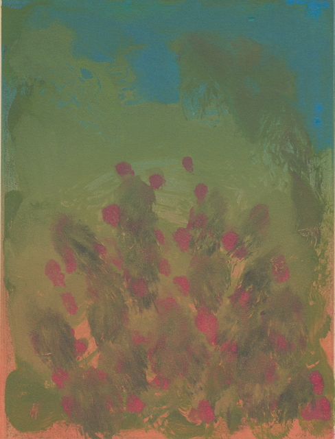 Krisna Nidorf, ‘Meet Me When the Time is Night ’, 2020, Drawing, Collage or other Work on Paper, Monotype w/ etching ink, Koplin Del Rio