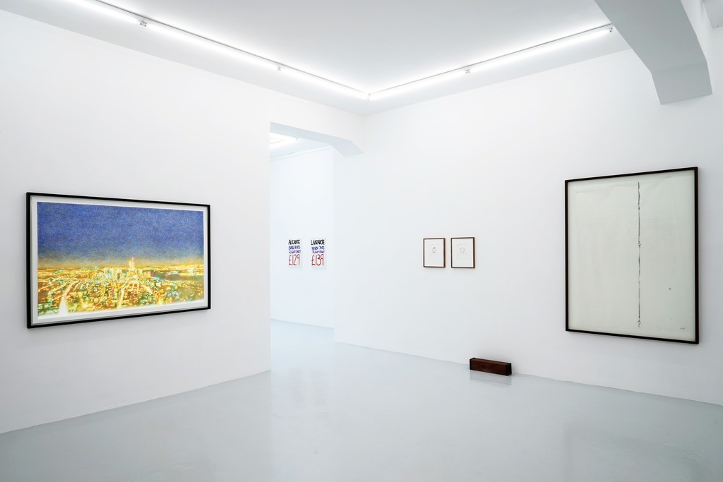 Installation view When the facts change, I change my mind with works by Benedikte Bjerre, Anne-Lise Coste, Slawomir Elsner, Jonathan Monk, Andreas Slominski and Sandra Vásquez de la Horra. Lullin + Ferrari, Zurich, 2019 Installation view When the facts change, I change my mind with works by Benedikte Bjerre, Anne-Lise Coste, Slawomir Elsner, Jonathan Monk, Andreas Slominski and Sandra Vásquez de la Horra. Lullin + Ferrari, Zurich, 2019